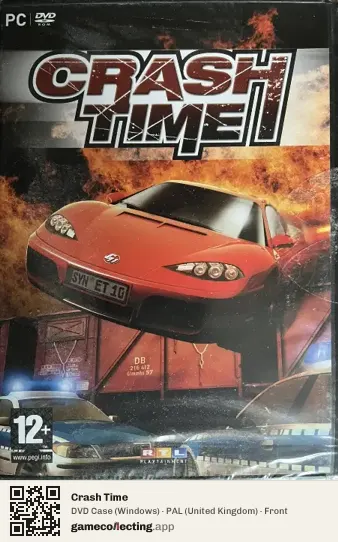 Crash Time Computer, United Kingdom box front