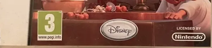 Ratatouille, the PEGI square on its front