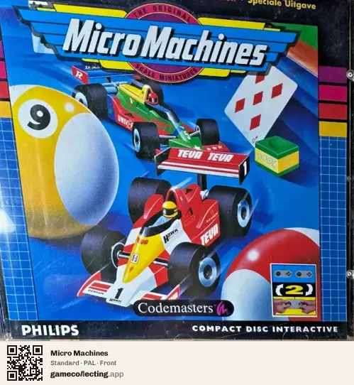 Micro Machines Philips CD-i, PAL box front
