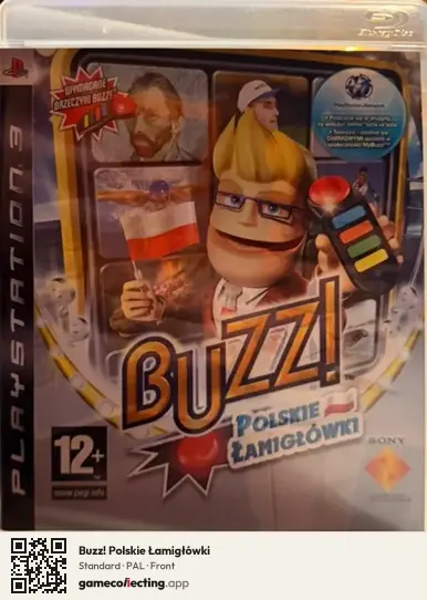 Buzz! Polskie Łamigłówki PlayStation 3, PAL box front