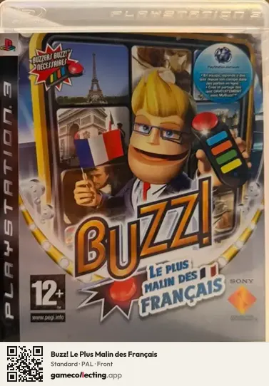 Buzz! Le Plus Malin des Français PlayStation 3, PAL box front