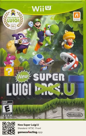 New Super Luigi U Nintendo Wii U, NTSC box front