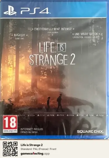Life is Strange 2 PlayStation 4, France box front