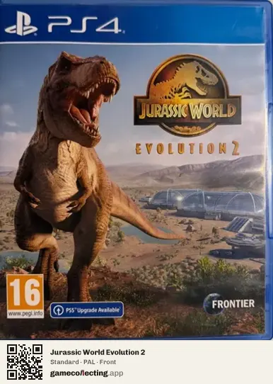Jurassic World Evolution 2 PlayStation 4, PAL box front