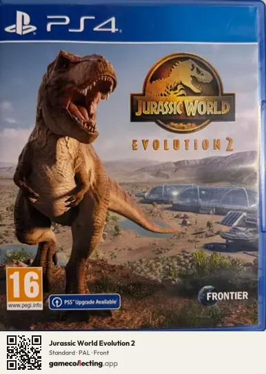 Jurassic World Evolution 2 PlayStation 4, PAL box front