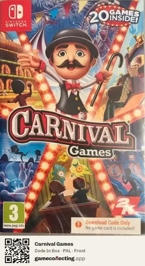 Carnival Games Nintendo Switch, PAL box front