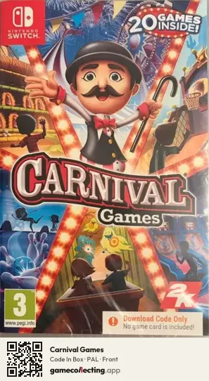 Carnival Games Nintendo Switch, PAL box front