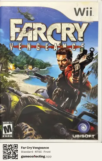 Far Cry Vengeance Nintendo Wii, NTSC box front