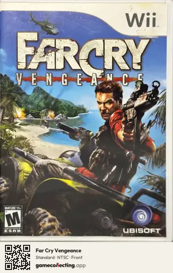 Far Cry Vengeance Nintendo Wii, NTSC box front