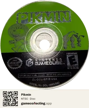 Pikmin Nintendo GameCube, NTSC disc