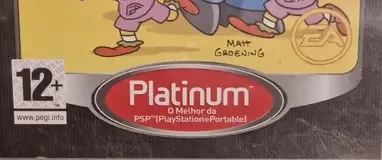 The Simpsons Game, the PEGI square on its front