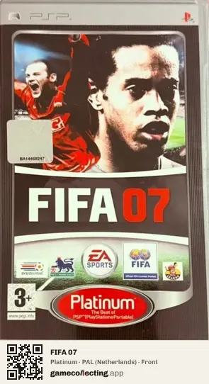 FIFA 07 PlayStation Portable, Netherlands box front