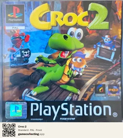 Croc 2 PlayStation, PAL box front