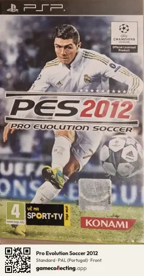 Pro Evolution Soccer 2012 PlayStation Portable, Portugal box front
