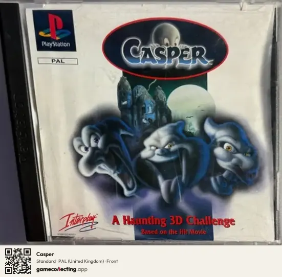 Casper PlayStation, United Kingdom box front