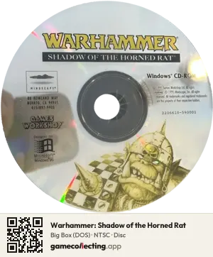 Warhammer: Shadow of the Horned Rat Computer, NTSC disc