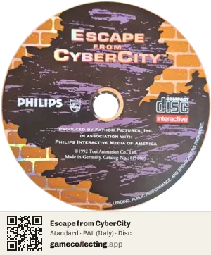 Escape from CyberCity Philips CD-i, PAL disc