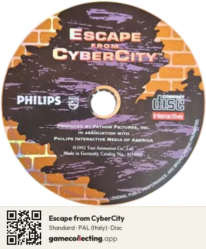 Escape from CyberCity Philips CD-i, PAL disc