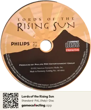 Lords of the Rising Sun Philips CD-i, PAL disc