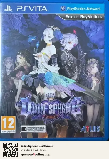 Odin Sphere Leifthrasir PlayStation Vita, PAL box front