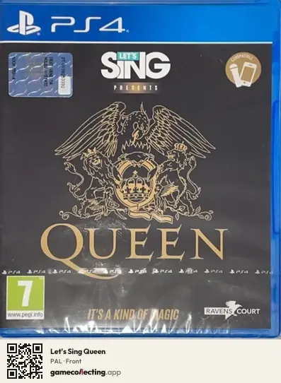 Let's Sing Queen PlayStation 4, PAL box front
