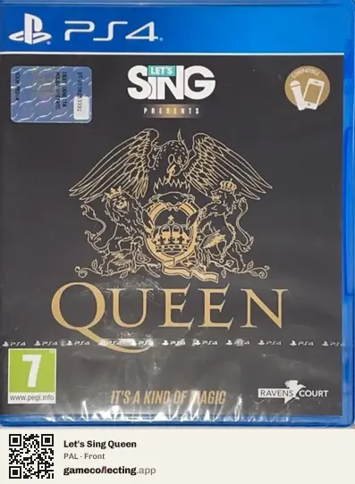 Let's Sing Queen PlayStation 4, PAL box front