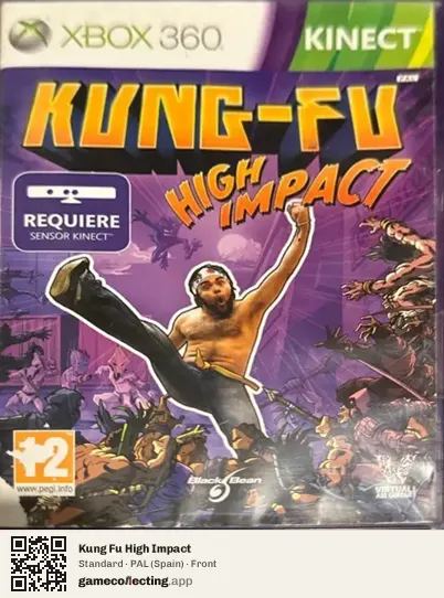 Kung Fu High Impact Xbox 360, Spain box front