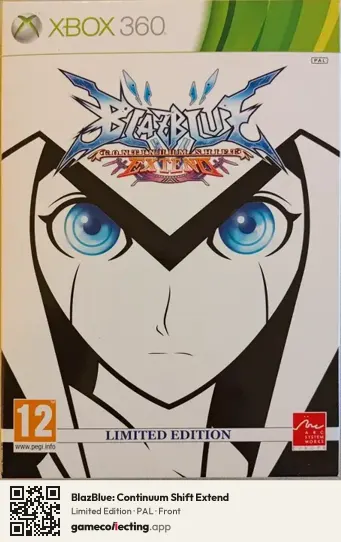 BlazBlue: Continuum Shift Extend Xbox 360, PAL box front