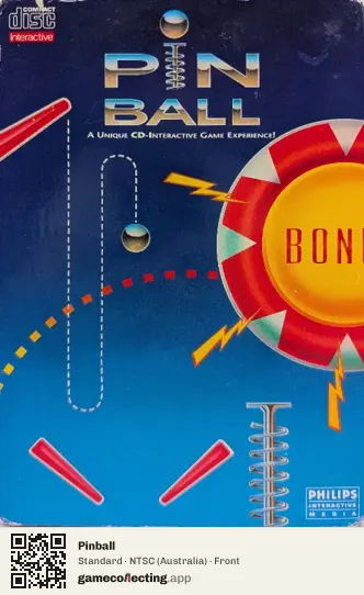 Pinball Philips CD-i, Australia box front