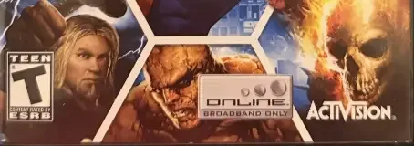 Marvel: Ultimate Alliance, the ESRB box on its front