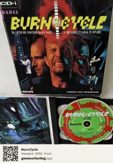 Burn:Cycle Philips CD-i, NTSC box front