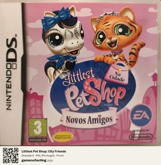 Littlest Pet Shop: City Friends Nintendo DS, Portugal box front