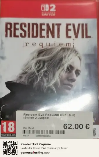Resident Evil Requiem Nintendo Switch 2, Germany box front