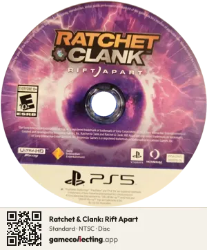 Ratchet & Clank: Rift Apart PlayStation 5, NTSC disc