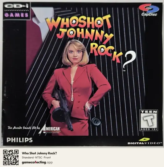 Who Shot Johnny Rock? Philips CD-i, NTSC box front
