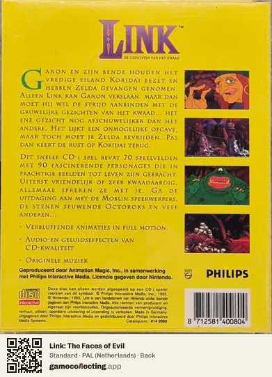 Link: The Faces of Evil Philips CD-i, Netherlands box back
