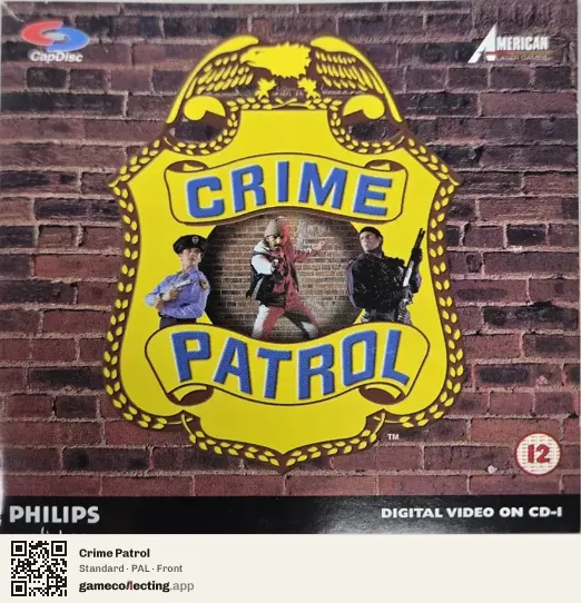 Crime Patrol Philips CD-i, PAL box front