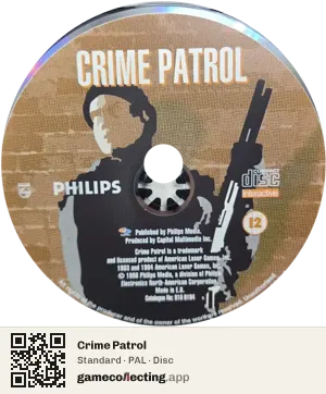 Crime Patrol Philips CD-i, PAL disc
