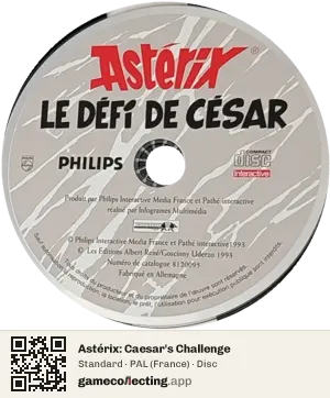 Astérix: Caesar's Challenge Philips CD-i, PAL disc