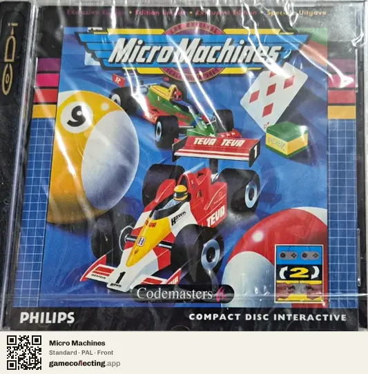Micro Machines Philips CD-i, PAL box front