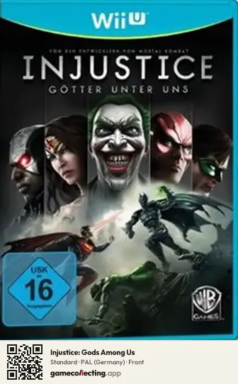 Injustice: Gods Among Us Nintendo Wii U, Germany box front