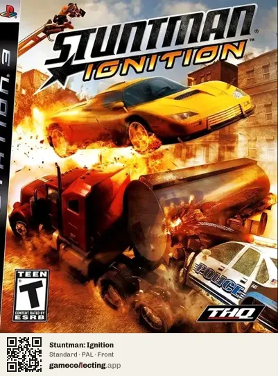 Stuntman: Ignition PlayStation 3, PAL box front