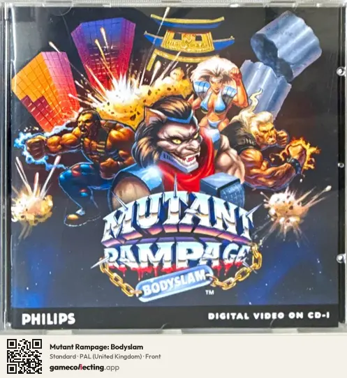Mutant Rampage: Bodyslam Philips CD-i, United Kingdom box front