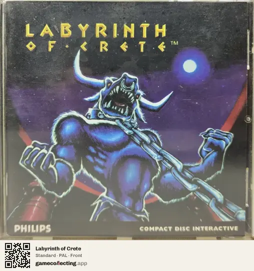 Labyrinth of Crete Philips CD-i, PAL box front