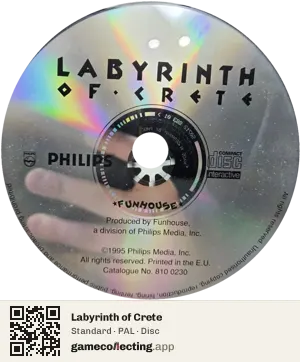 Labyrinth of Crete Philips CD-i, PAL disc