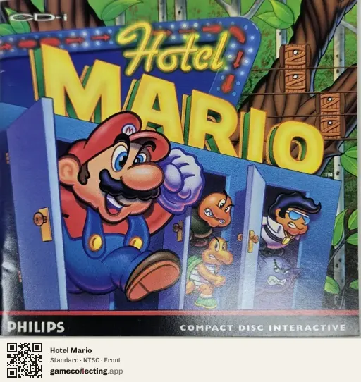 Hotel Mario Philips CD-i, NTSC box front