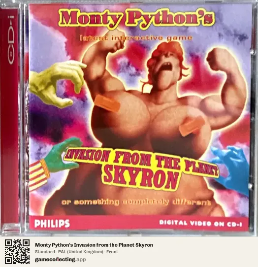Monty Python's Invasion from the Planet Skyron Philips CD-i, United Kingdom box front