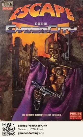 Escape from CyberCity Philips CD-i, NTSC box front