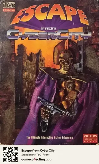 Escape from CyberCity Philips CD-i, NTSC box front
