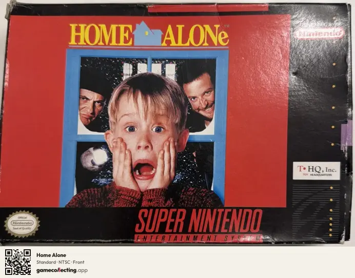 Home Alone Super Nintendo Entertainment System, NTSC box front